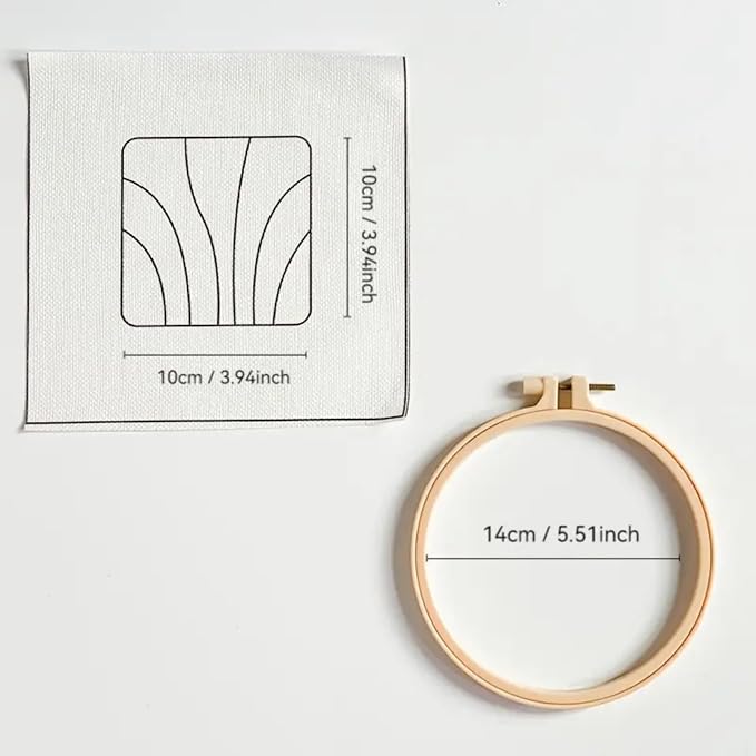 Avtytsda 6PCS Punch Needle Coaster Kit, Easy Punch Needle DIY Embroidery Set - Image 5