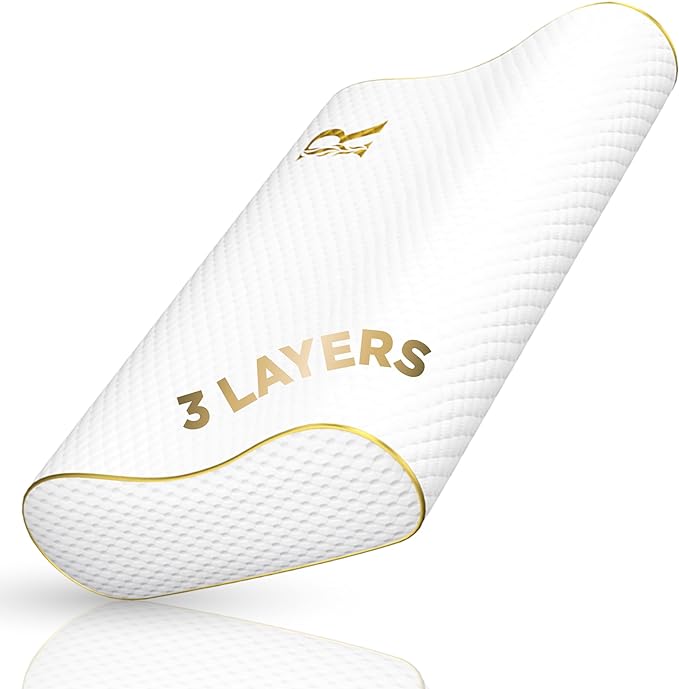 Memory Foam Pillow, King Cervical Pillow by ROYALTHERAPY