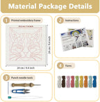 DOODLREAM Colored Cat Head DIY Punch Needle Embroidery Kit - Image 2