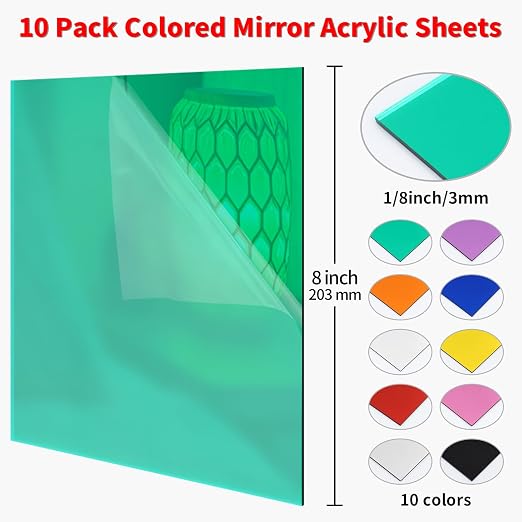 Mirror Acrylic Sheets 1/8 ” Thick - Image 2