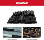 Nilight 130 Pcs 3:1 Heat Shrink Tubing Kit Dual Wall Adhesive Sleeve Tube - Image 6