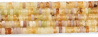 180pcs 4x2mm Natural Yellow Aventurine Heishi Disc Rondelle Spacer Semi - Image 2