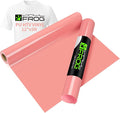 VINYL FROG Coral Heat Transfer Vinyl Roll 12" x5ft Matte HTV Vinyl | Coral Iron by VINYLFROG
