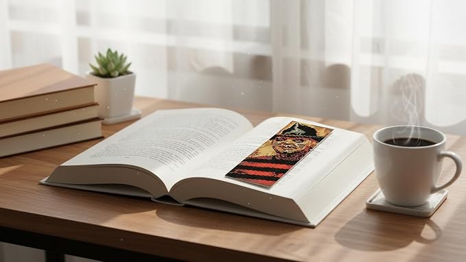 DYAIANGMU Halloween 6 Pcs Cross Stitch Bookmark Kit - Image 3