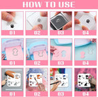 Animal Stamps and Dies for Card Making Layered Comic Dog Silicone Clear Stamps - Image 3