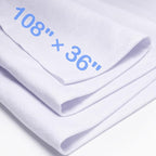 XSEINO Ice White Large Felt Fabric 108" X 36 ", 1.4 mm Thick Soft Felt Fabric by XSEINOiscreating%EF%BC%81