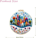 CaptainCrafts Needle Felting Kit, Wool Felt Supplies, Embroidery Hoops - Image 2