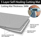 Headley Tools 18"x12" Thickened Self Healing Cutting Mat, A3 Rotary Cutting - Image 3