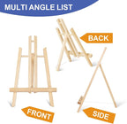 ESRICH 24 Pack 11.8" Wood Easels, Tabletop Easel - Image 3