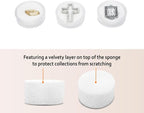 Ikee Design 24 Gem Showcase Stackable Jewelry Display Tray - Image 3