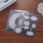10 Pack Sturdy Clear Plastic Envelope Storage Pockets & 10Pack Rubber Soft - Image 5