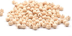 300Pcs 10mm Wood Beads Round Wooden Spacer Beads Unfinished Natural Wood Loose by hesmartly