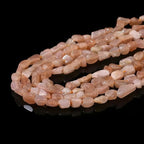HAAMIIQII Natural Sunstone Pebble Stone 5-8mm Small Irregular Freeform Tumbled - Image 2