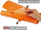 guangyintong Heat Transfer Vinyl Orange HTV Rolls, Matte Surface PVC Material - Image 3