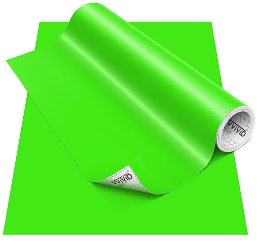 VViViD DECO65 Matte Pastel Yellow Green Permanent Adhesive Craft Vinyl by VVIVIDVINYL