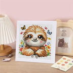 VIGEGU Sloth Cross Stitch Kits for Beginner, Stamped Cross Stitch Kits Crafts - Image 7
