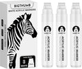 BIGTHUMB Thick White Jumbo Poster Markers: 3 Pcs 15mm Wide Tip Large Acrylic by BIGTHUMB