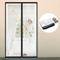 Amylove Zipper 38 x 83 Inch Dust Barrier Door Kit Construction Door Barrier 3 x 7 ft Reusable Plastic Curtain Cover Containment Standard Doorway Temporary Wall Screen Sheeting for Bathroom Hallway