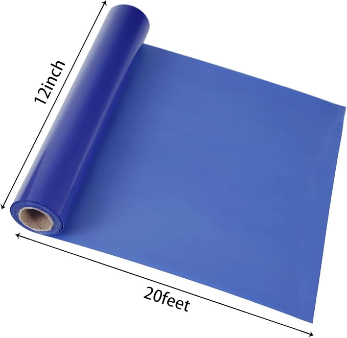 guangyintong Blue Puff Heat Transfer Vinyl HTV Rolls - Image 3