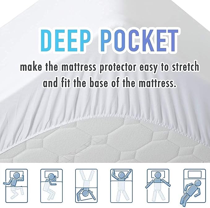 MATBEBY Twin Size Mattress Pad - Image 4