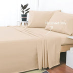 2-Pack Cotton King Flat Sheet Only, 600 Thread Count 100% Egyptian Cotton Top - Image 2