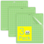 Gwybkq Standardgrip Cutting Mat 12x12 in, 3 Pack Adhesive Sticky Green Mats | by Gwybkq
