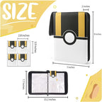 Card Binder 4 Pocket, Trading Card Holder Fits 400 Cards - Image 2