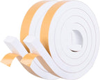 Self-Adhesive High Density Foam Insulation Tape - 1in x 3/4in x 13Ft by Kikerike