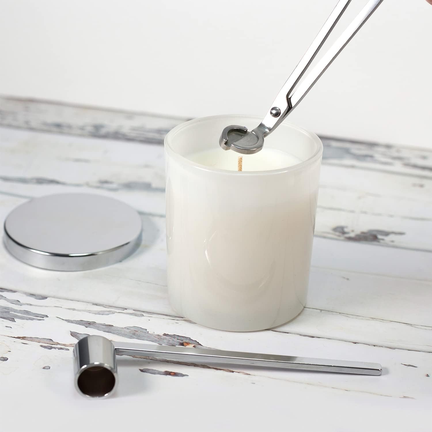 Candle Wick Trimmer and Candle Snuffer Accessory Set – Pick Your Color