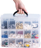 Sooyee 3-Layer Things & Crafts Storage Box, Large | 30 Adjustable Compartments by Sooyee