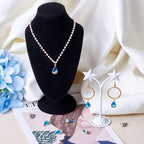 FASHEWELRY 50Pcs Faceted Teardrop Glass Pendants Transparent Crystal Drop Charms - Image 2