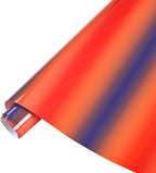 Tintnut Red Blue Gradient Heat Transfer Vinyl Roll, easy cut & weed, stretch by Tintnut