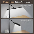 LED Floor Lamp for Living Room, Bright Reading Lamps for Office, Adjustable - Image 2