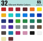 IModeur 65 Pack Matte Permanent Vinyl Vinyl Sheets - Image 2