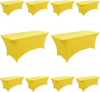 10-Pack 6ft Spandex Table Covers by Unknown
