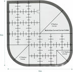 Quilting Ruler, Quilting Templates, Sewing Quilt Rulers, Acrylic Curved Corner - Image 2