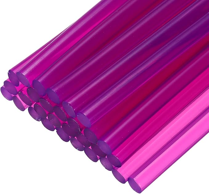 uxcell 30pcs 7mm x 100mm Mini Hot Glue Sticks by uxcell