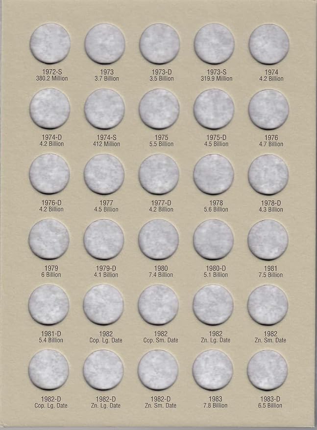 H.E. Harris & Co US Lincoln Memorial Cent Coin Folder 1959 – 1998 Volume 1 #2675 - Image 3