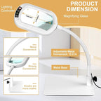 Veemagni 12X Rectangle Magnifying Glass - Image 6