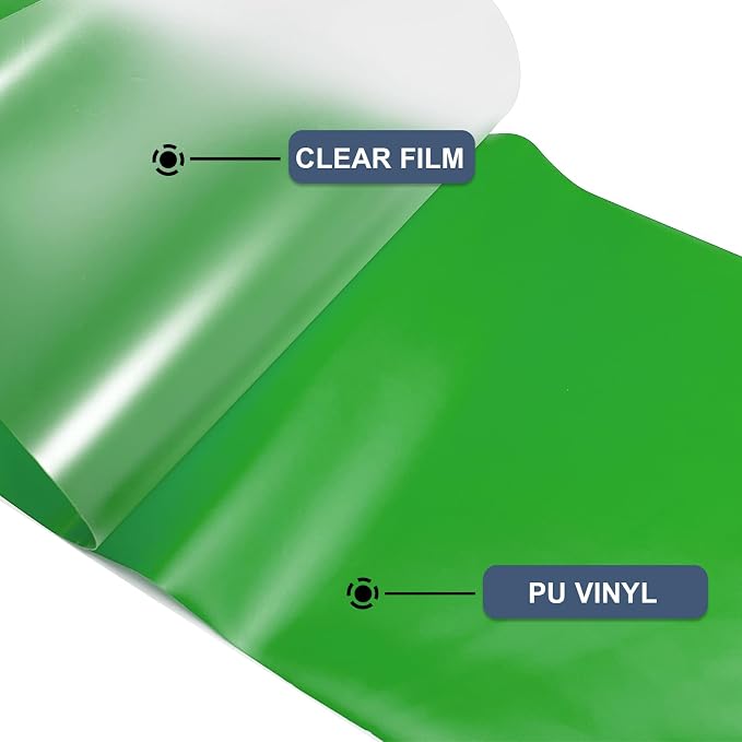 Fruit Green Heat Transfer Vinyl HTV Roll Matte PU 12" x 20 ft. | Easy to Cut - Image 4