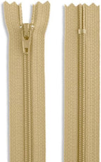 #3 Nylon Coil Zipper 30 Inch Non-Separating Closed End – Cream – Replacement - Image 3