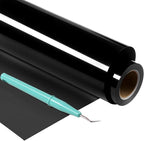 HTVRONT Black HTV Roll Heat Transfer Vinyl by HTVRONT