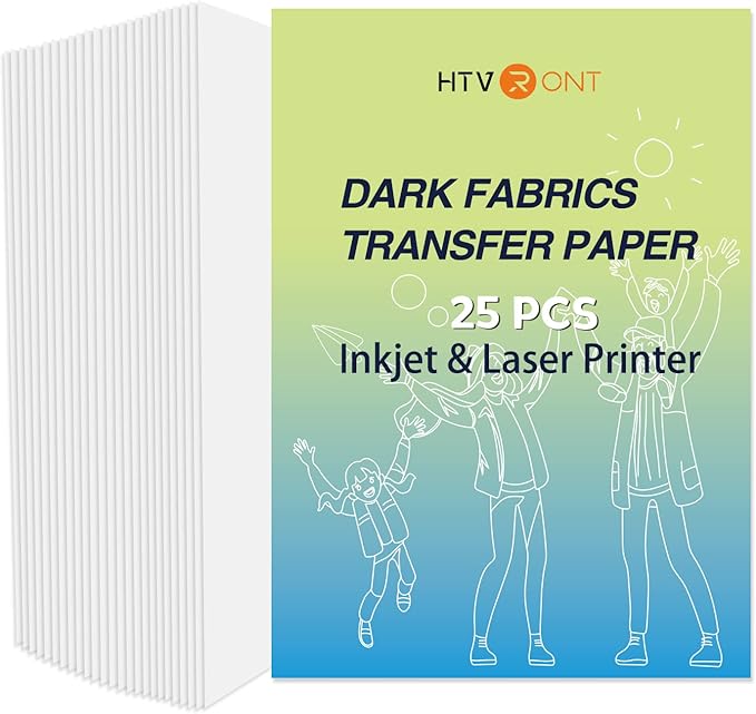 HTVRONT Heat Transfer Paper for Dark T Shirts by HTVRONT