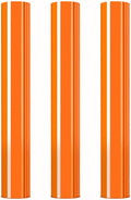 3D Puff Vinyl Heat Transfer 3Pcs 12"*10"-Neon Orange | Puffy Iron-on Vinyl by Venitor