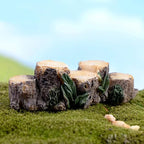 Miniature Resin Stump Micro Landscape Fairy Garden Ornament Mini Doll House - Image 8