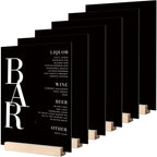 8x10 Inch Black Acrylic Sign by JINMURY