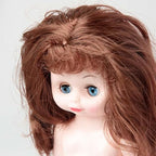 3 Auburn Brunette Full‑Body Dolls – Plastic Craft Doll Models, 13.5" | - Image 3