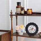 Vintage Picture Frames 4x4 Round Black Antique Picture Frames - Image 4