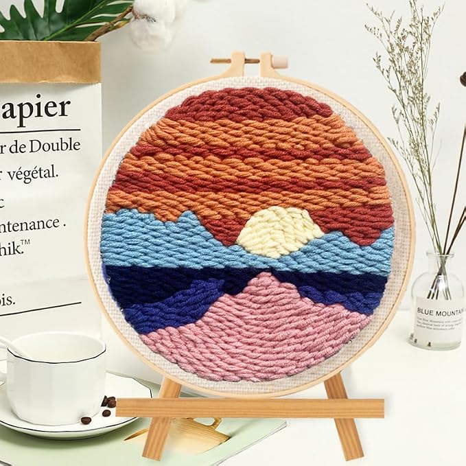Sunset Landscape Punch Needle Kit - Image 2
