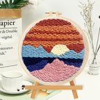 Sunset Landscape Punch Needle Kit - Image 2